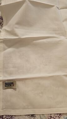 Set of 12 Casual Home White Cotton Napkins - 20 in square